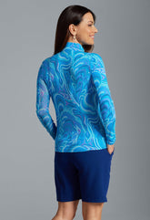 L/S Mock Rebecca Turq Multi